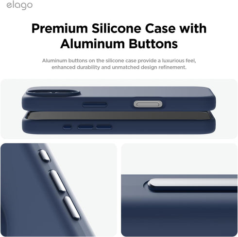 elago iPhone 16 Case Magnetic Liquid Silicone (MagSafe)